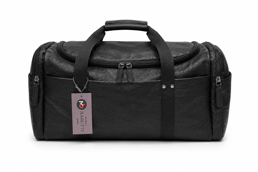 The Lucca — Leather Weekender Duffel