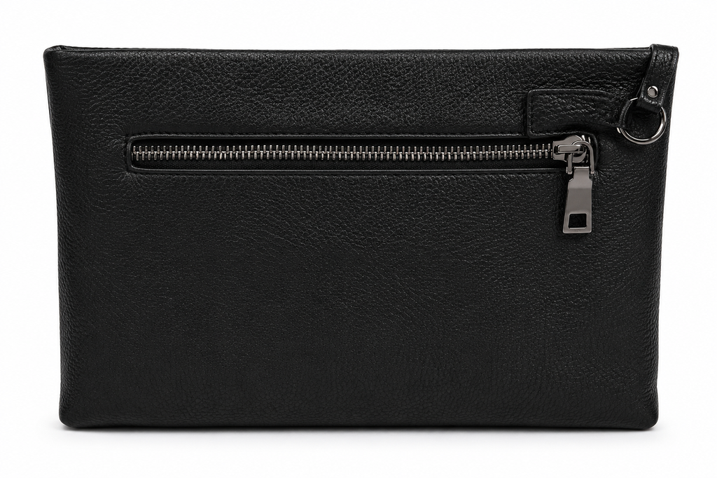 The Trento — Leather Zip Pouch