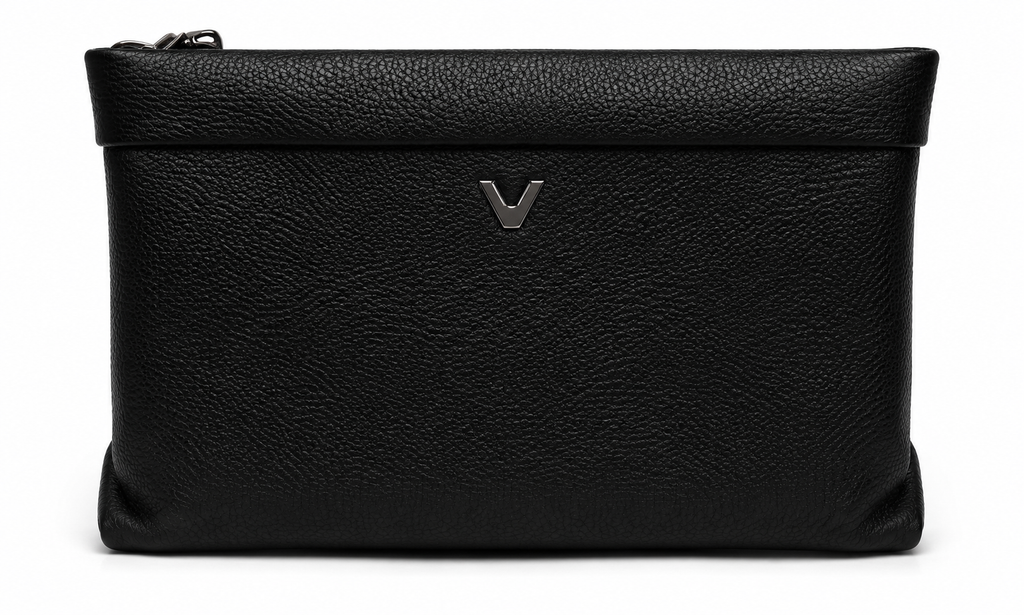 The Trento — Leather Zip Pouch
