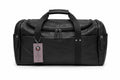 Barutti Bags & Accessories The Lucca black full-grain leather weekender duffel bag with a wide top zip and carry-on size
