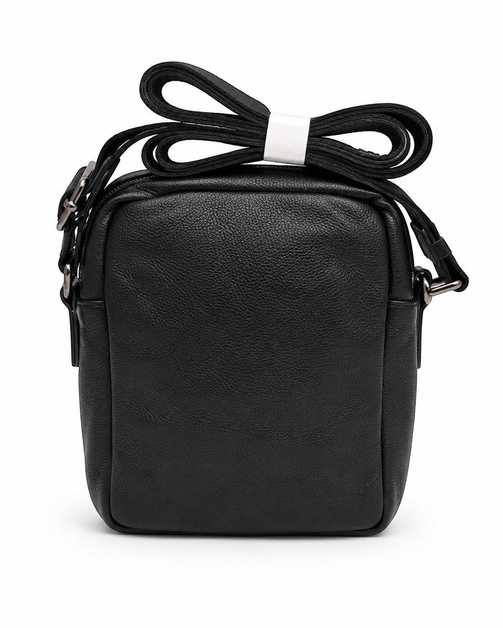 Barutti Bags & Accessories The Siena black full-grain leather reporter bag with adjustable shoulder strap