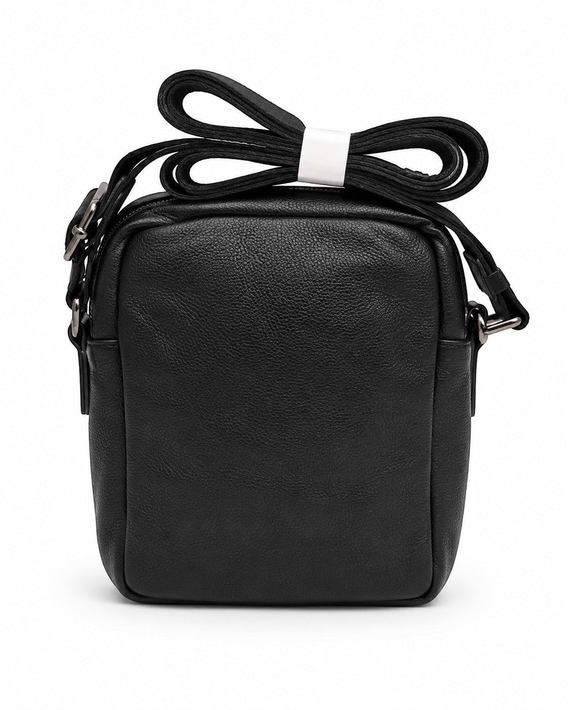 Barutti Bags & Accessories The Siena black full-grain leather reporter bag with adjustable shoulder strap