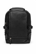 Barutti Bags & Accessories Vicenza black full-grain leather laptop backpack with structured office-ready design.