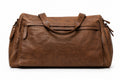 Barutti Bags & Accessories Toscana distressed full-grain leather weekender duffel bag with top handles and zip pockets.